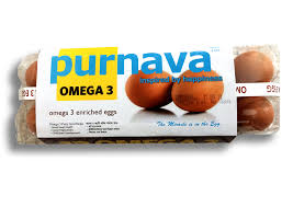PURNAVA OMEGA 3 ENRICHED EGG 12 PCS .