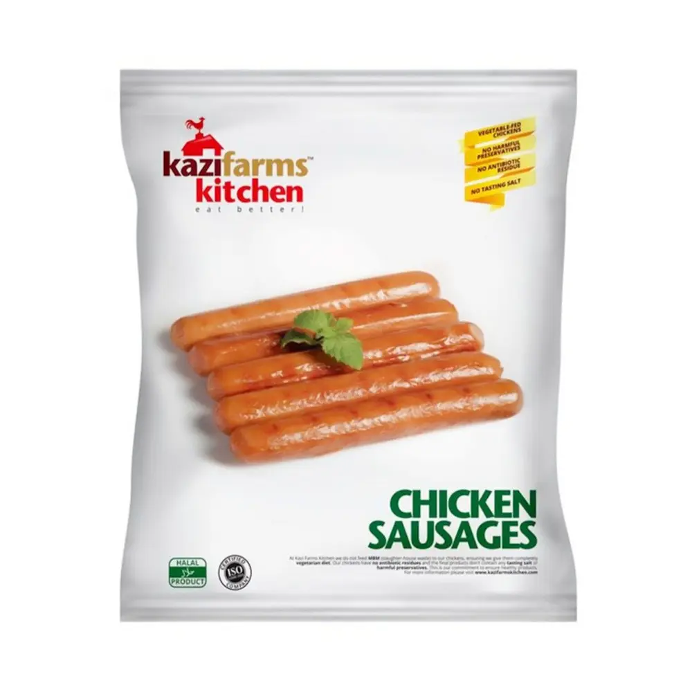 KAZI FARMS CHICKEN SAUSAGES SPICY 340GM